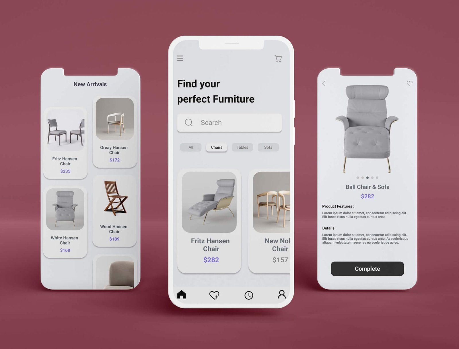 Furniture Ecommerce App